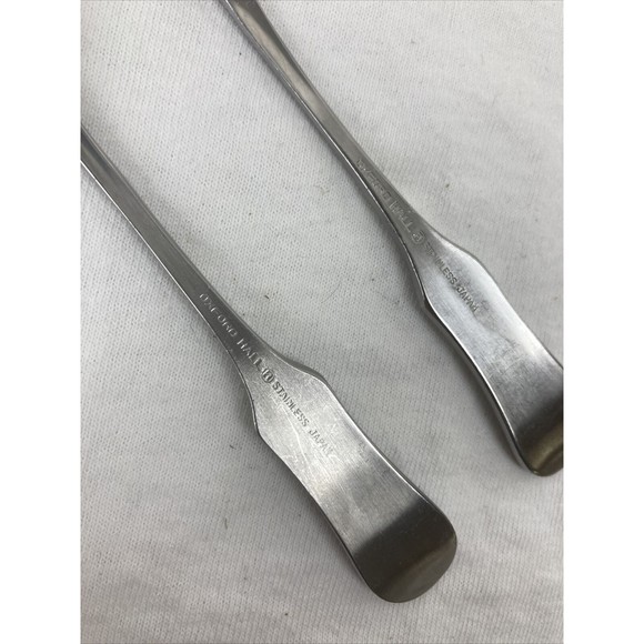 Oxford Hall Stainless OLD FIDDLE Flatware 2 Cocktail Seafood Forks 5 5/8" Japan - Picture 5 of 9